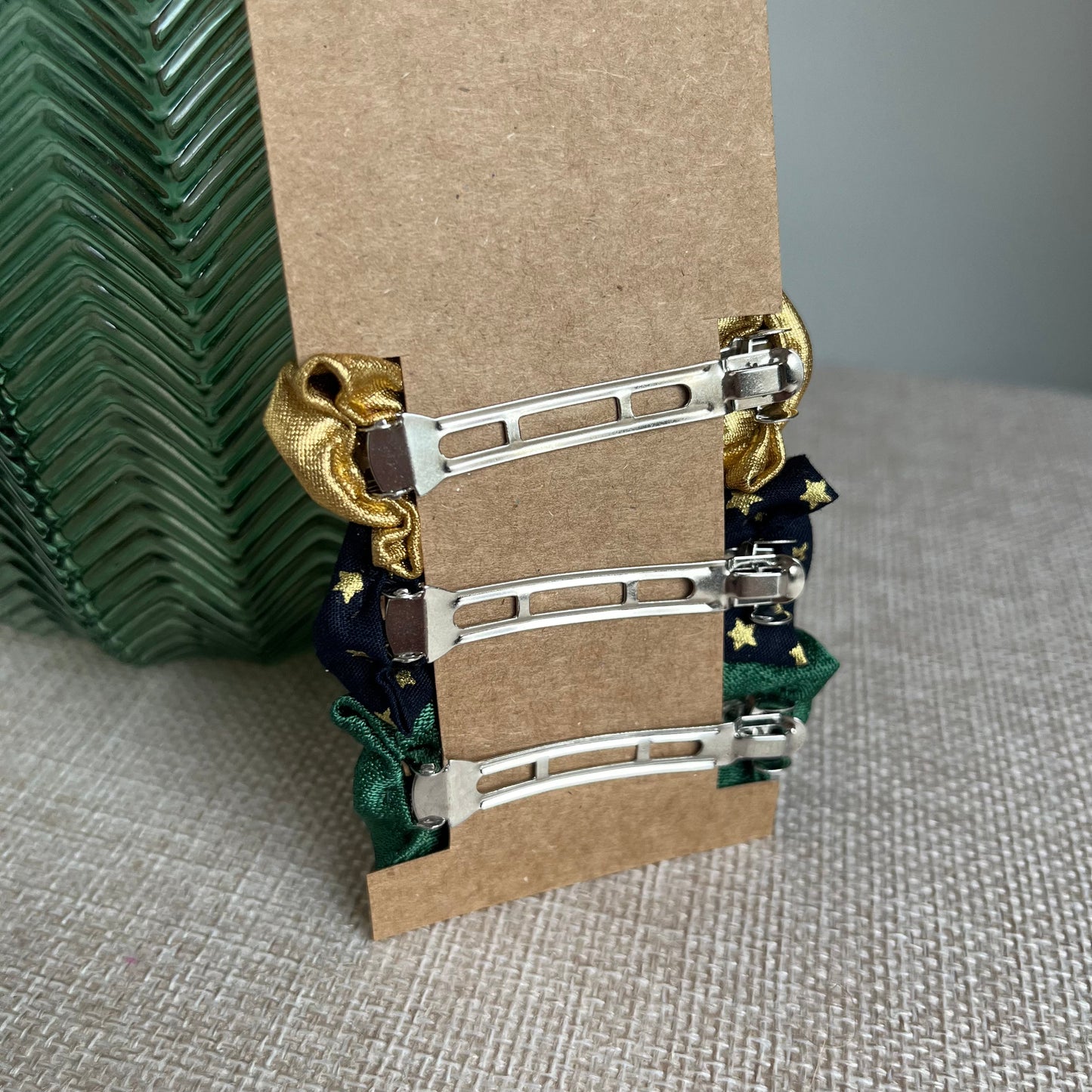 Petites barrettes lot de 3 - Doré