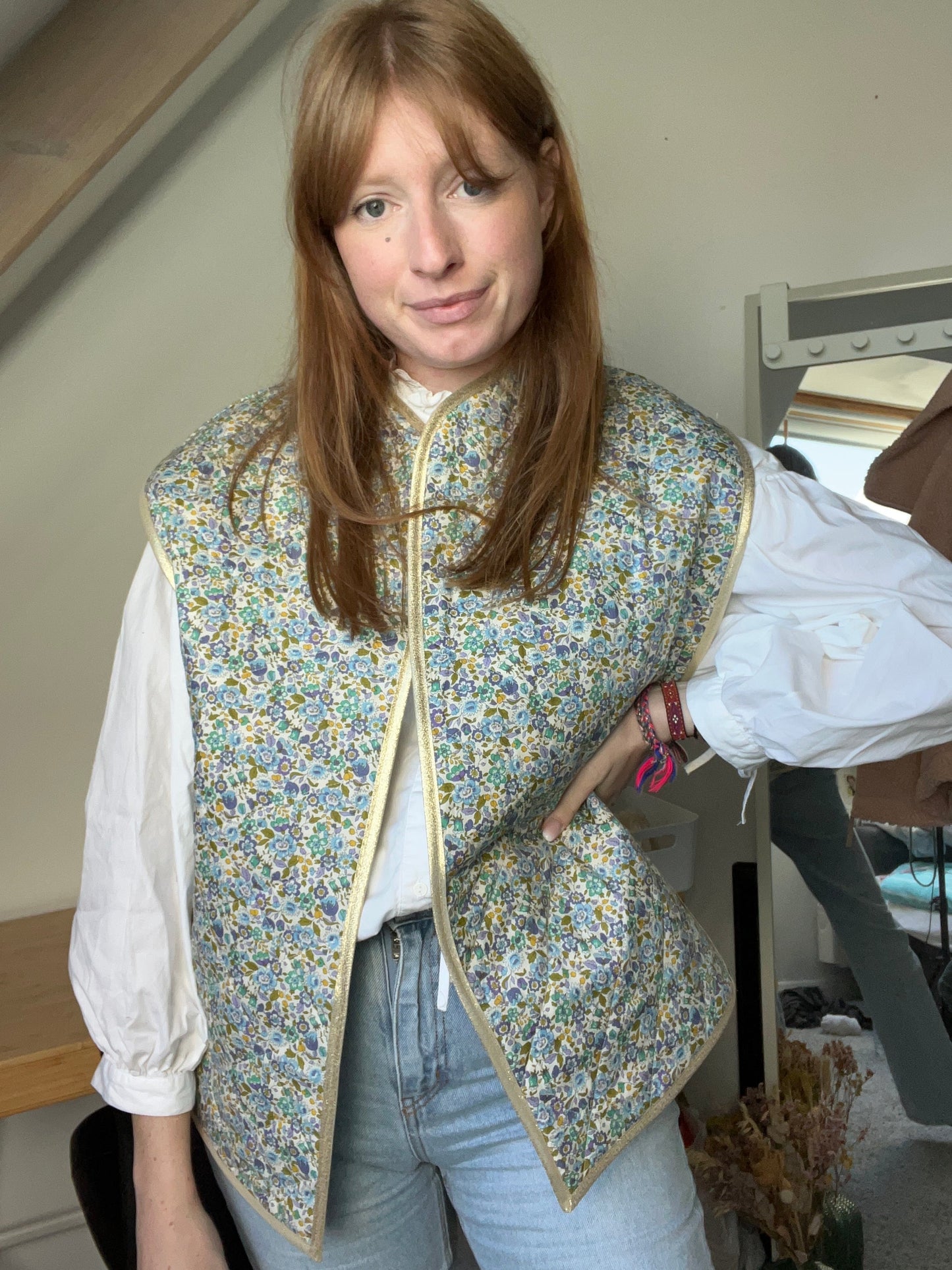 Veste matelassée sans manches réversible - Taille M
