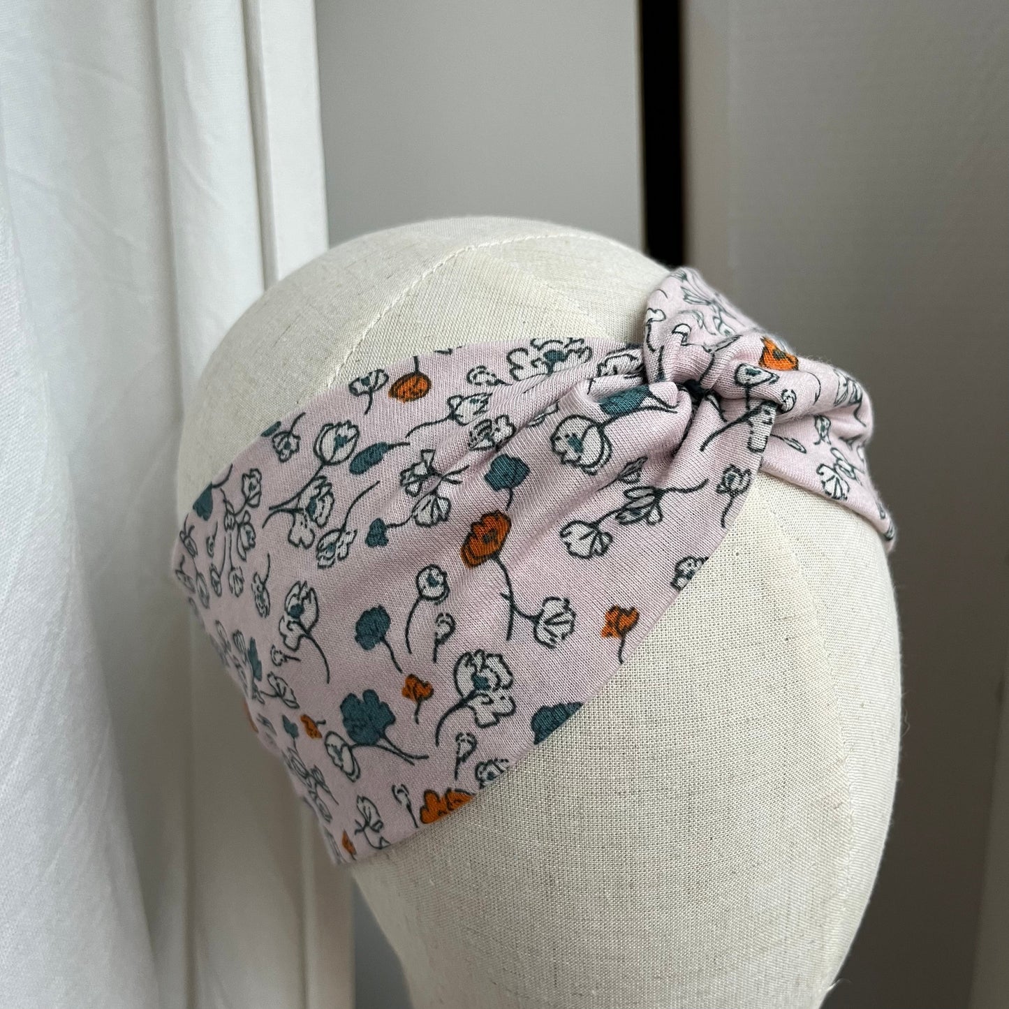 Bandeau Fleurs Rose