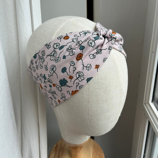 Bandeau Fleurs Rose